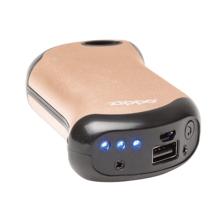 Zippo 2024 Zippo Outdoor Heatbank 9S Rechargeable Hand Warmer, Champagne ZIP-40583